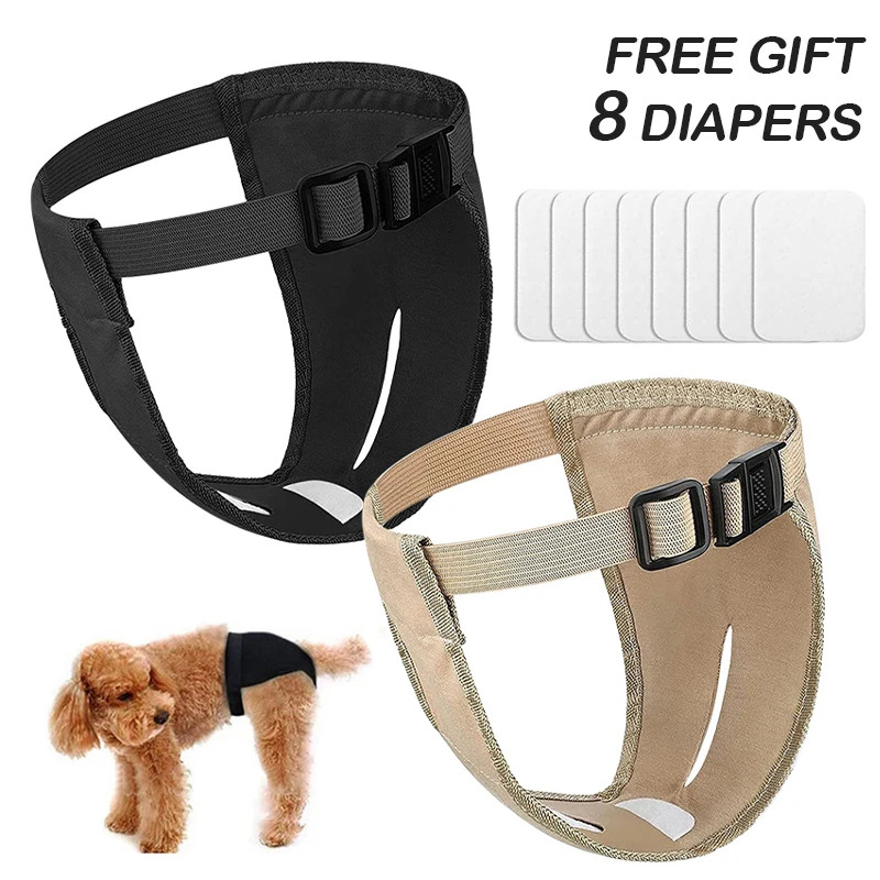 

Tool Washable Adjustable Dog Pant Simple Dog Diper Physical Diapers Honden Puppy Monthly Bleeding Dog Panties Kleding Female Dog