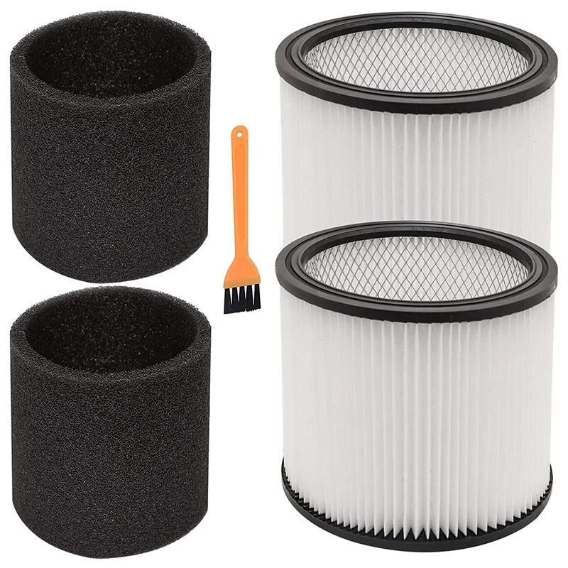 

For Shop-Vac Filter 90304, 90350, 90333, 903-04-00, 9030400, Suitable For Most 5 Gallons Wet/Dry Vacuum Cleaners