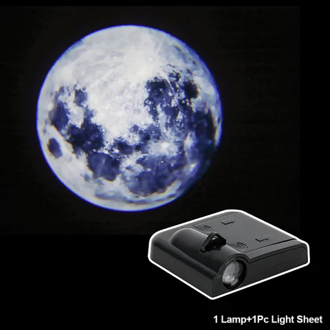 Ins Moon Projeksiyon Lambası Arka Plan Projektör Gece Işık Fotoğraf Prop Duvar Işıkları Doğum Günü Hediye Partisi Dekorasyon Yatak Odası Dekor