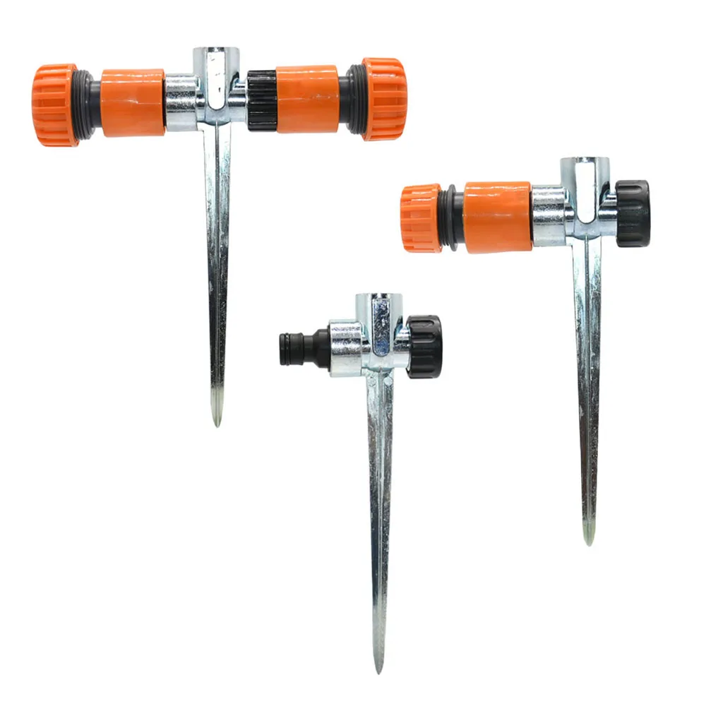 

Опора для сада, Металлическая резьба 1/2 дюйма, разбрызгиватель с шипами, пластиковый ворс в заземление, фитинги для капельного орошения