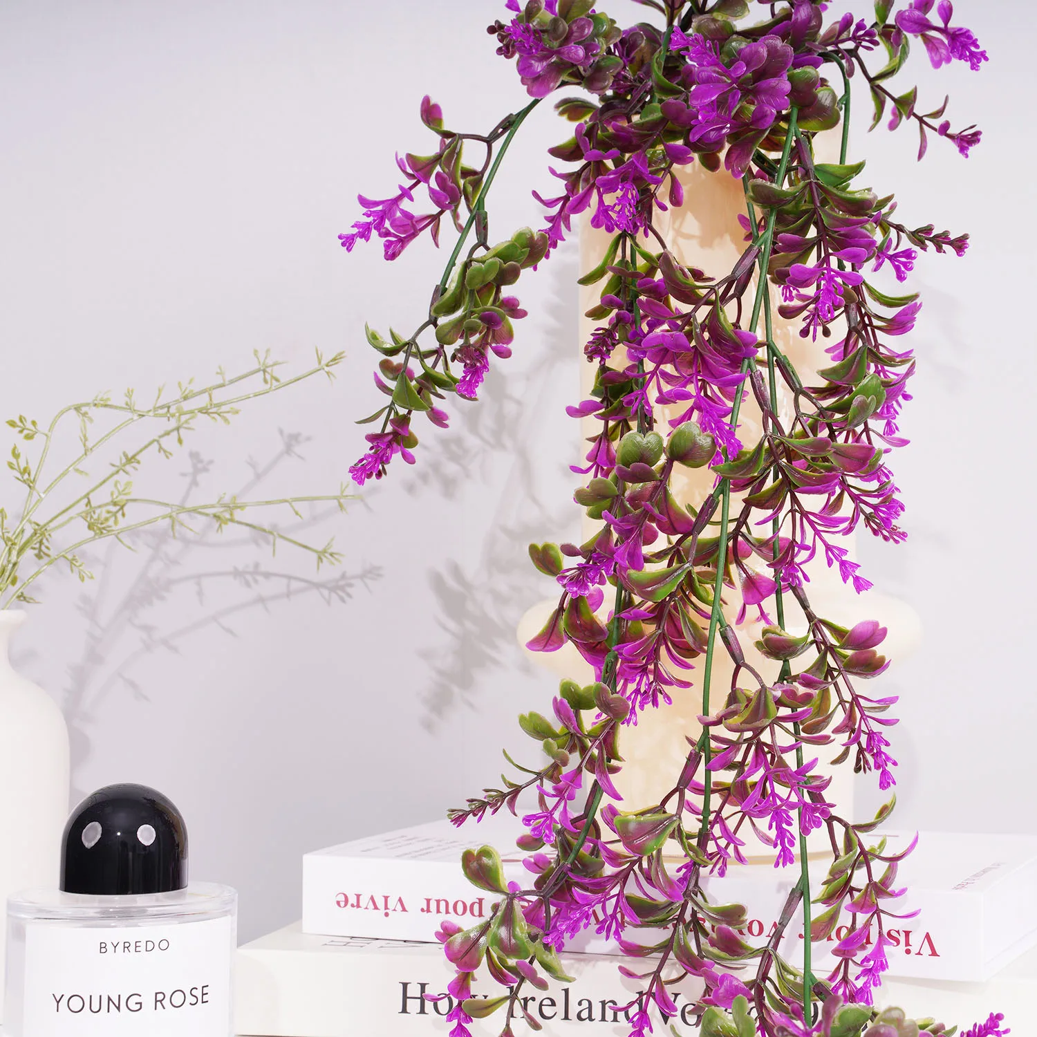 1 шт. искусственные зеленые листья плюща 70 см