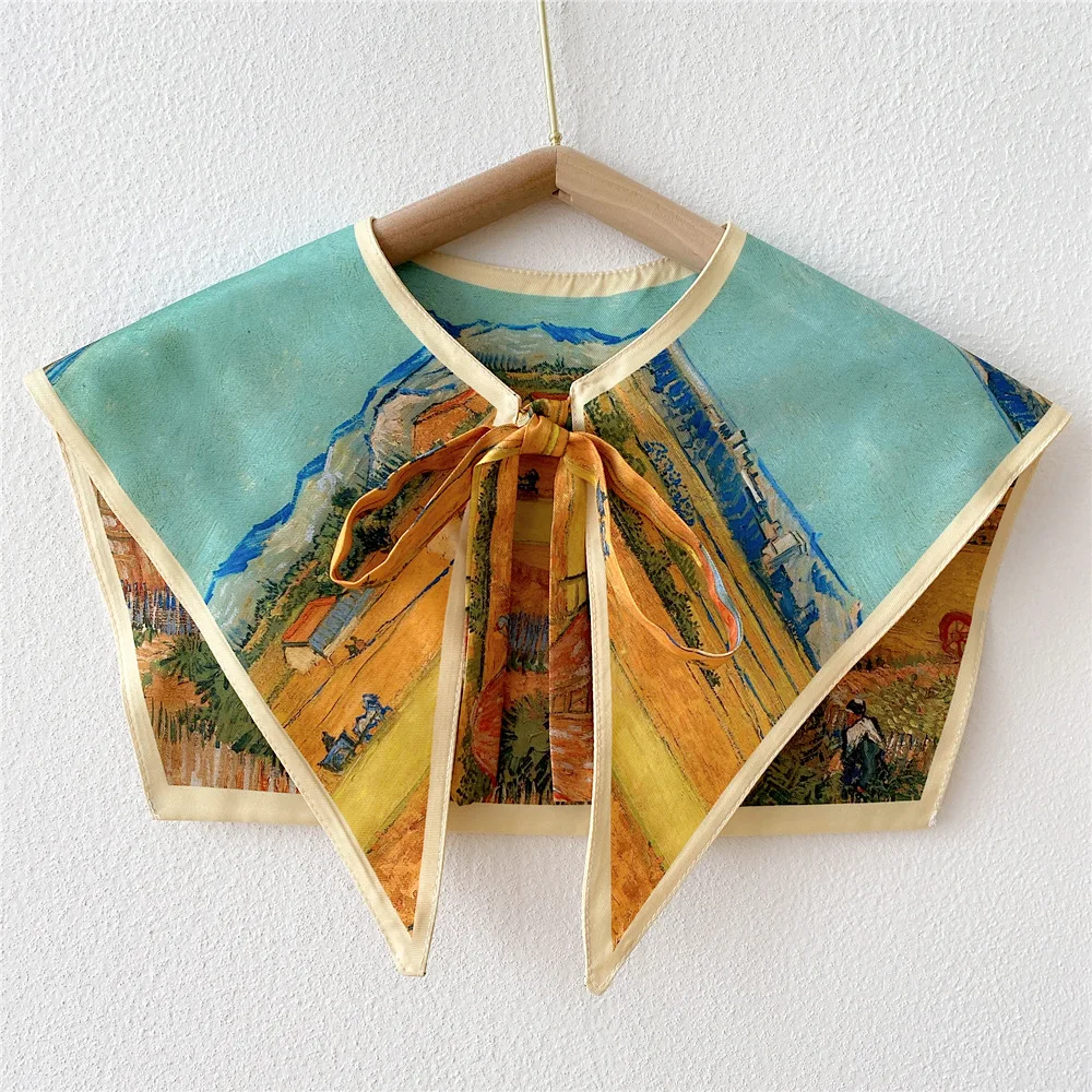 

2022 Popular Print silk Scarf for Women Headband Female Neckerchief Handle Bag Band Bandana Hair Foulard Scarves Spring Echarpe