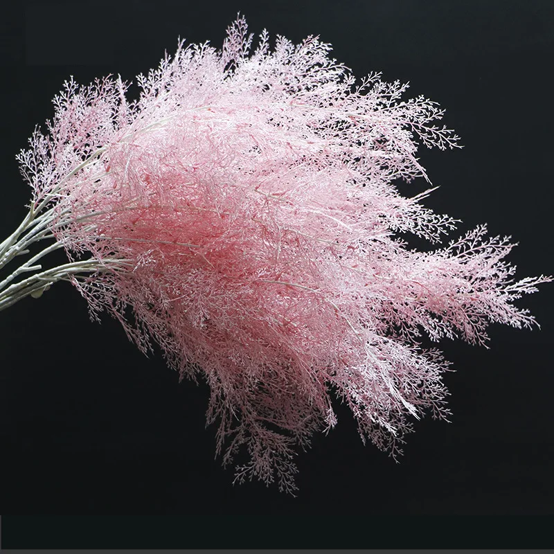 

1 Branch Artificial Fork Fog Pine Artificial Fog Flower Rime Grass Material Wedding Landscaping Flower artificial plants