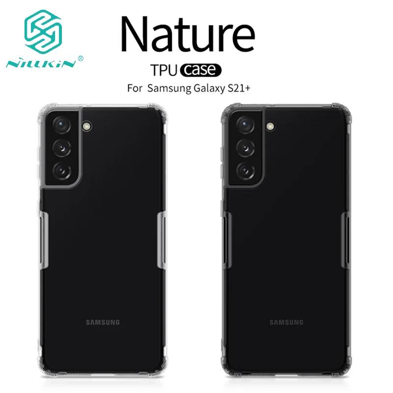

For Samsung Galaxy S21 Ultra Case Soft TPU Transparent Drop-proof Back Cover For Galaxy S21 Plus S21 NILLKIN Nature Case