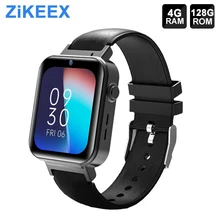 ZiKEEX ZT21 4G Smart Watch Men Phone Android 9.1 4GB 128GB IP68 5ATM Water Proof GPS WiFi SIM Card Heart Rate Monitor Smartwatch
