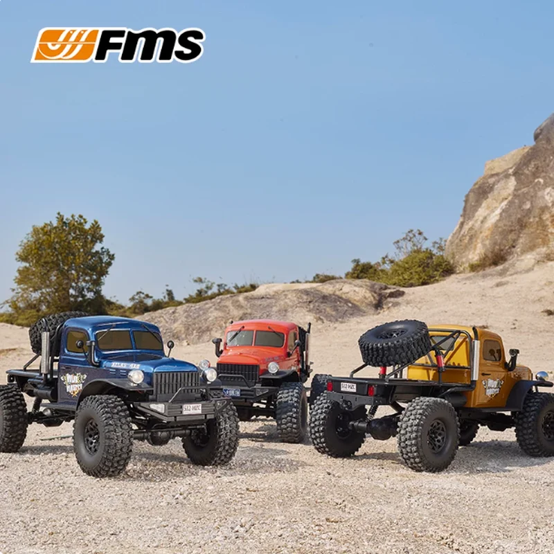 Фото FMS 1/10 ATLAS Bullfighter RC-автомобиль Daqi 4WD, электрическая модель с дистанционным управлением, имитирующая внедорожные машины, украшения, подарки. №1