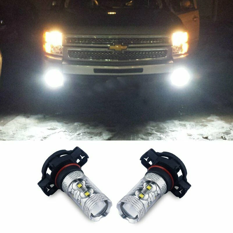 2x 50W 5202 H1 H3 H4 H7 H6 H8 H9 H11 H16 6000K POWER Super White LED Fog Lights Driving Bulbs DRL auto CAR DOWN LIGHT