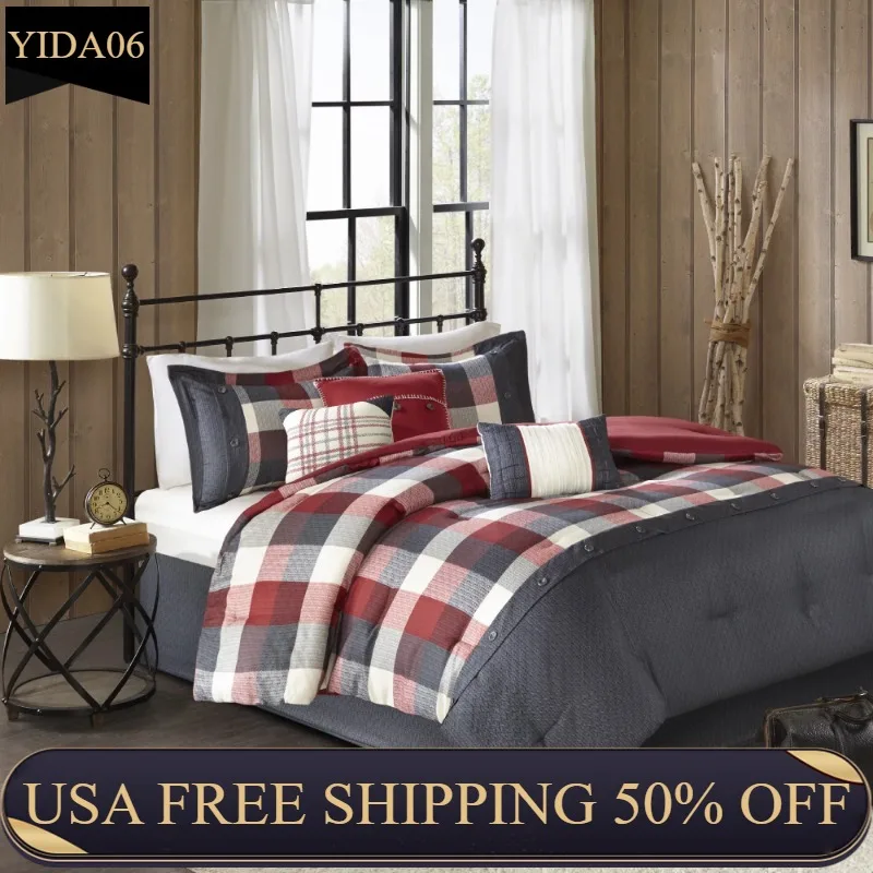 

Ridge 7 штук комплект одеял в елочку Красная Королева