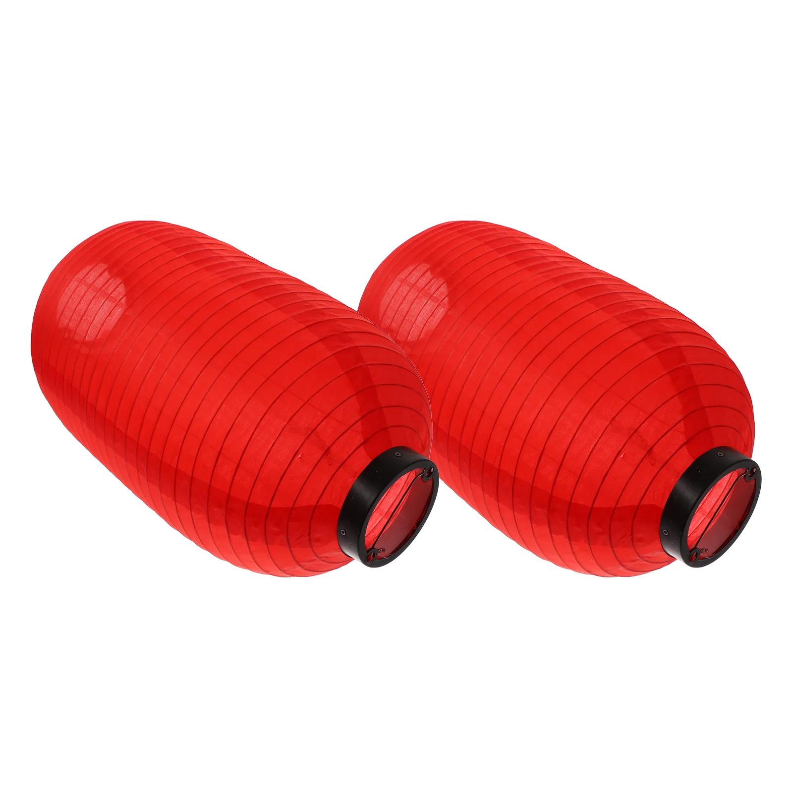 

2pcs Japanese Style Foldable Lanterns Outdoor Waterproof Hanging Lanterns
