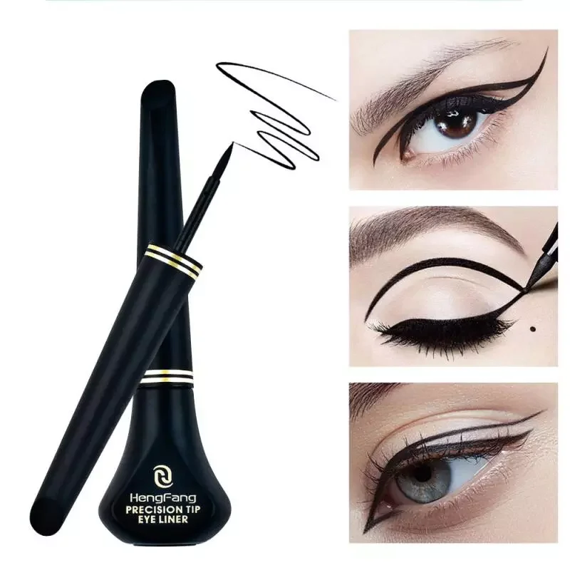 

1Pc Black Long Lasting Eye Liner Pencil Lazy Waterproof Eyeliner Lasting Sweatproof Cosmetic Beauty Makeup Liquid TSLM1