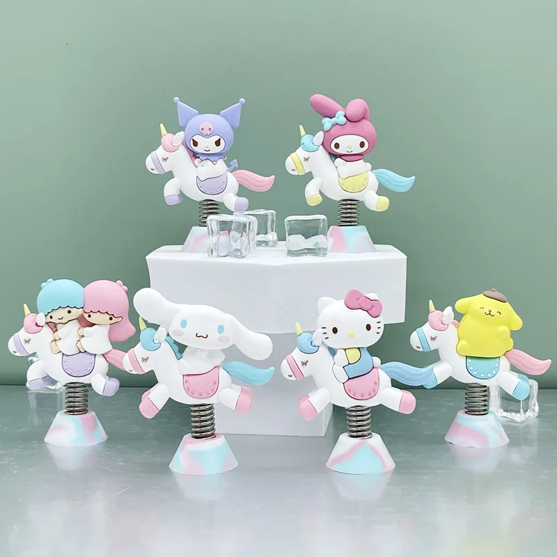 

Kawaii Sanrioed My Melody Anime Mystery Box Cinnamoroll Hello Kt Cute Cartoon Action Figures Decor Collectable Toys Models Dolls