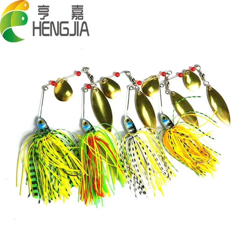 

1 PC 17g Spinner Bait Fishing Lures Weights Spinnerbait Metal Isca Artificial Articulos De Pesca Fishing Bait Fishing Spinner