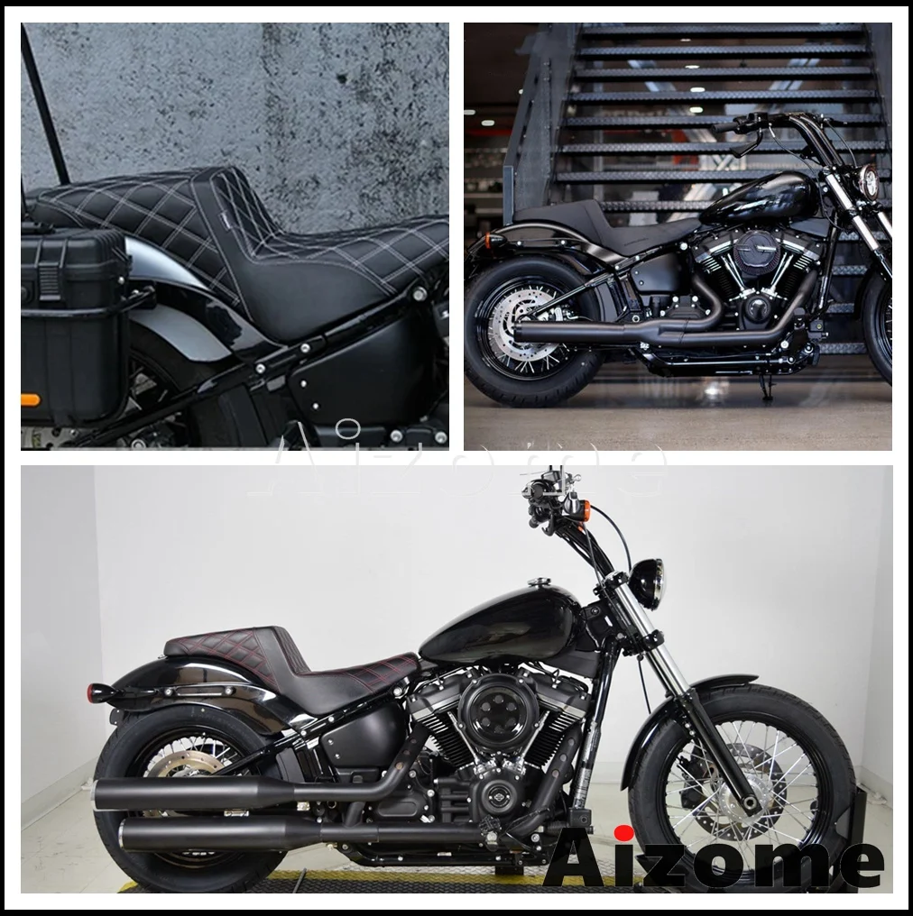 Мотоциклетная подушка для двух сидений Harley Softail Standard FXST FLDE Heritage Classic 114 FLHC FLHCS 2018-up PP