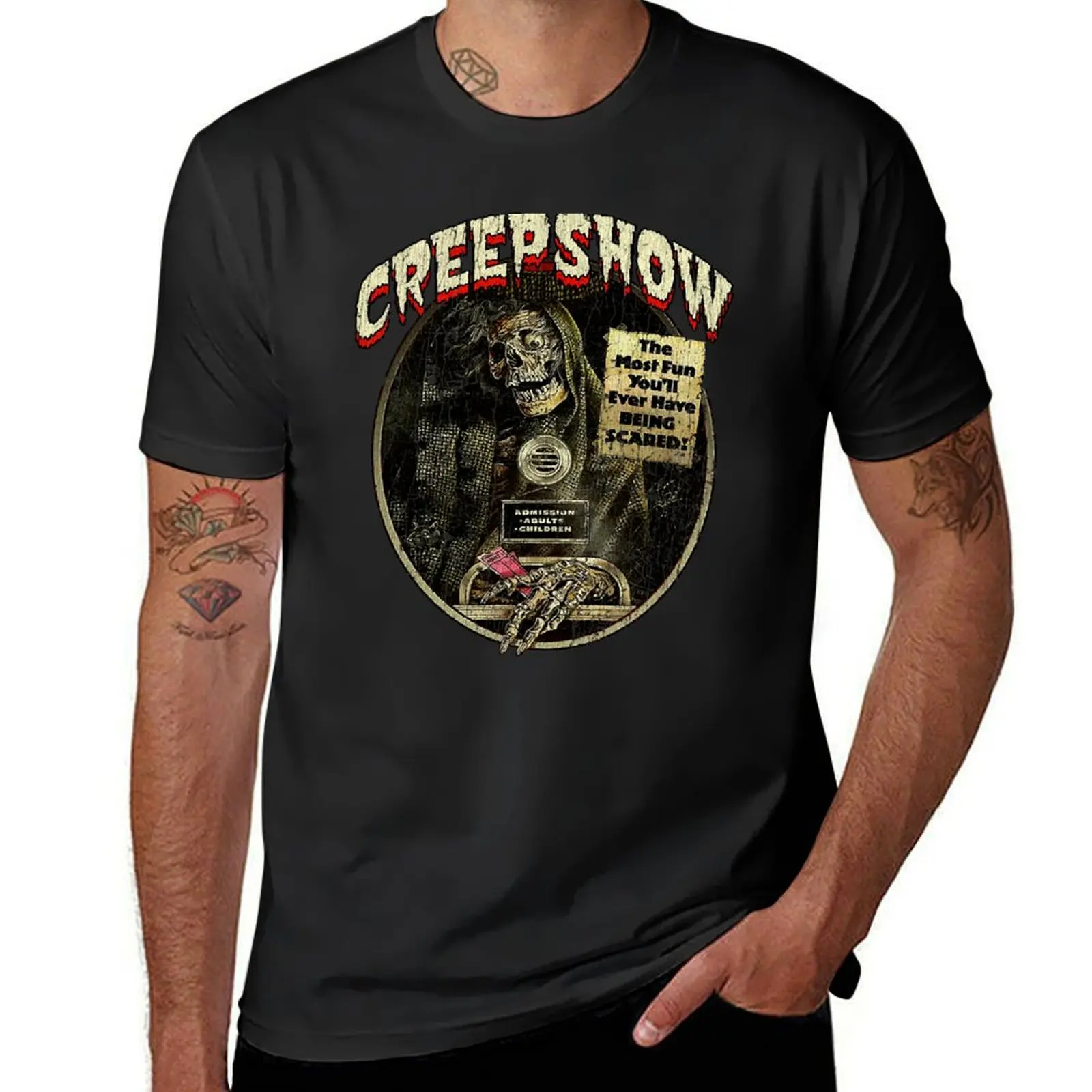 Футболка Creepshow 1982 летние топы футболка с короткими рукавами эстетичная одежда