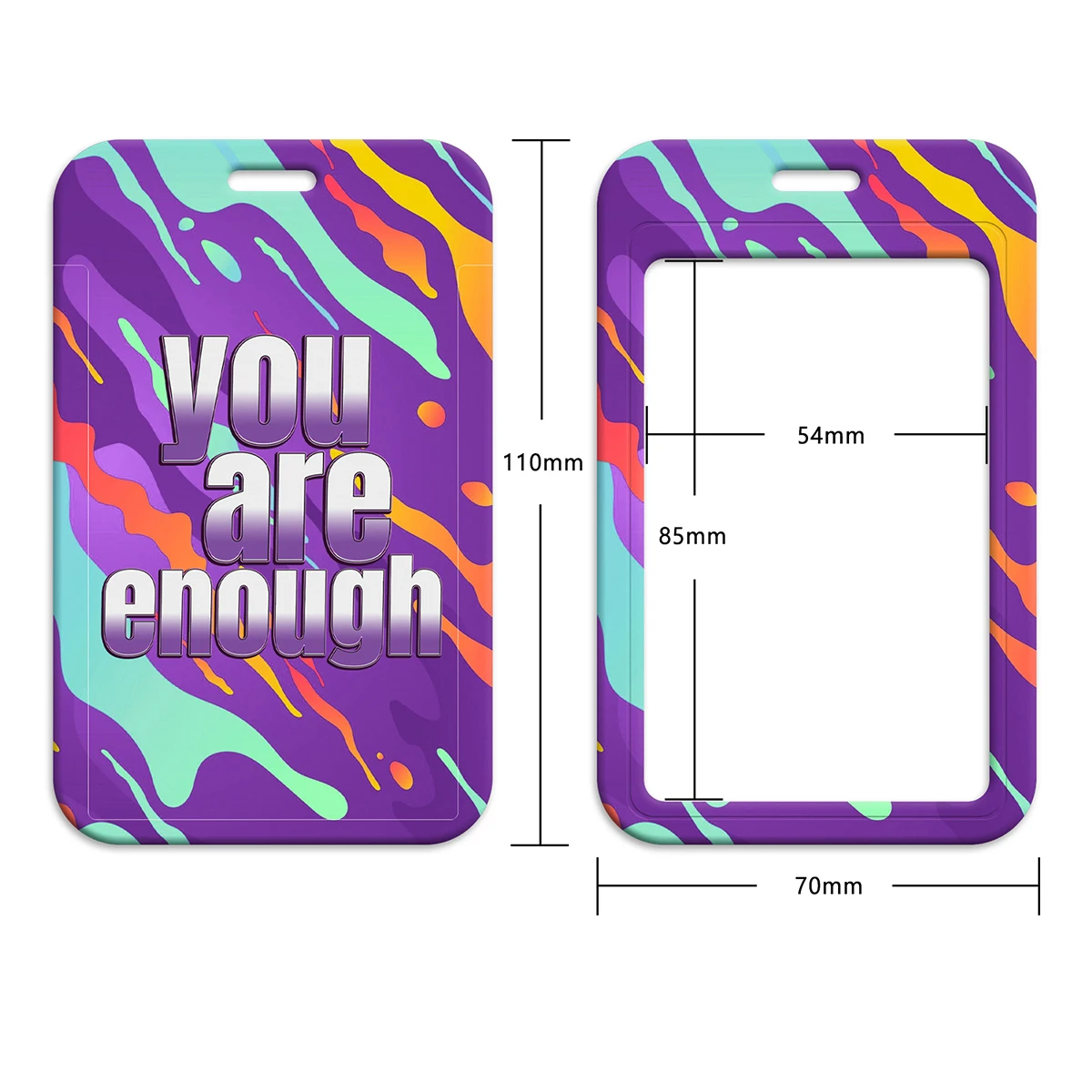 YQ2177 цветной брелок для ключей с фразой автомобиля персонализированный офисной