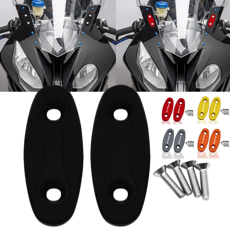 

CNC Rear View Mirror Hole Cover Motorcycle Windscreen Driven Mirror Hole Block For SUZUKI GSXR 600 750 1000 GSX-R gsxr 2015-2016