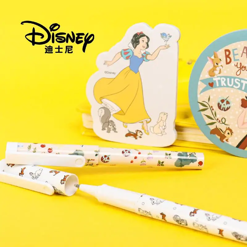 

Disney Notebook Set Cute Girl Heart Princess Cartoon Sticker Neutral Pen Notebook Combination