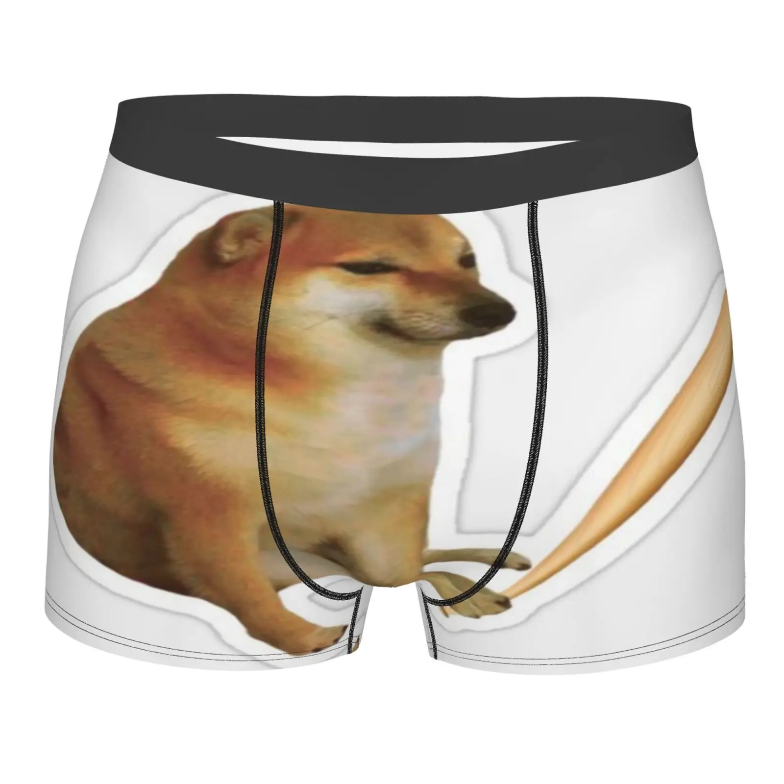 

Cheems 483 Men's Panties Sport For Men Sexys Man Briefs Men Underwear Sexy Men Long U With Pocket High Waisted Women Plus Size