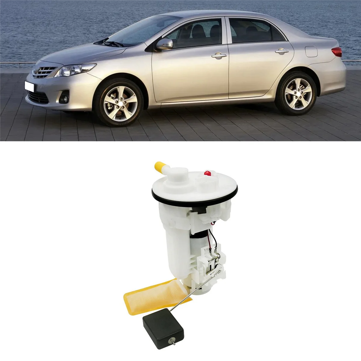 2X топливный насос в сборе подходит для Toyota Corolla LUXEL ZZE122R 1.8L 77020-02190