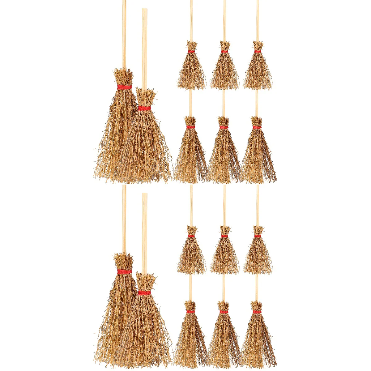 

Mini Broom Miniature Broomsticks Party Decoration Witches Craft Model Tiny Decorations