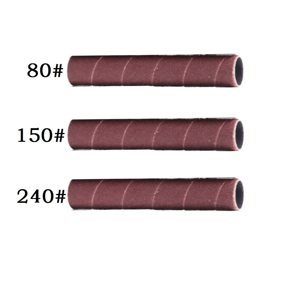

1Pc Sanding Drum Sleeves Sandpaper 4.5inch 80 150 240 Grit Vibrating Spindle For Sander Sleeve Polishing Tools Accessories