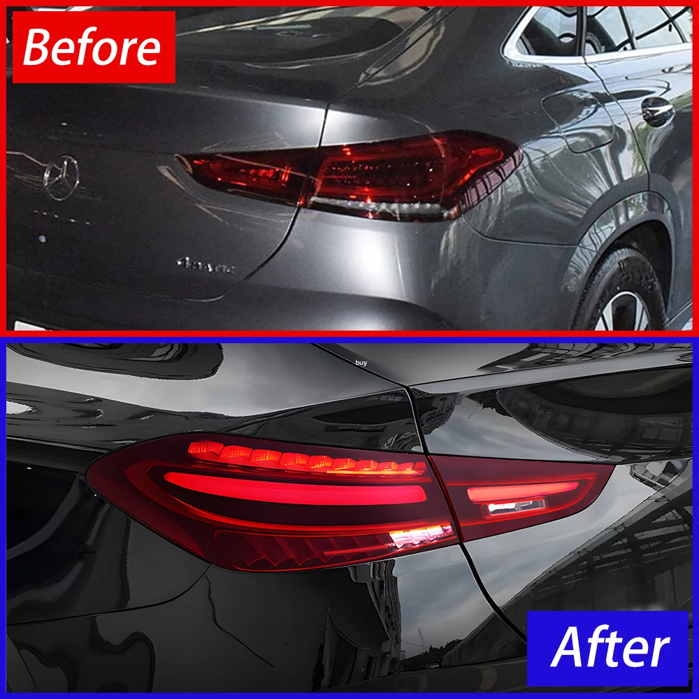 Фото Светодиодные задние фонари для Benz GLE Coupe 2020-2025, обновленный стиль Plug and Play, автомобильные инструменты, аксессуары, авто №4