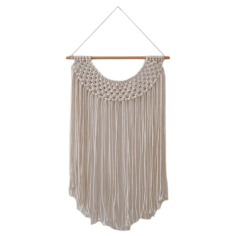 

Macrame Wall Hanging Art Woven Boho Home Decor, Geometric Beautiful Wall Art For Apartment, Dorm Room Decoration