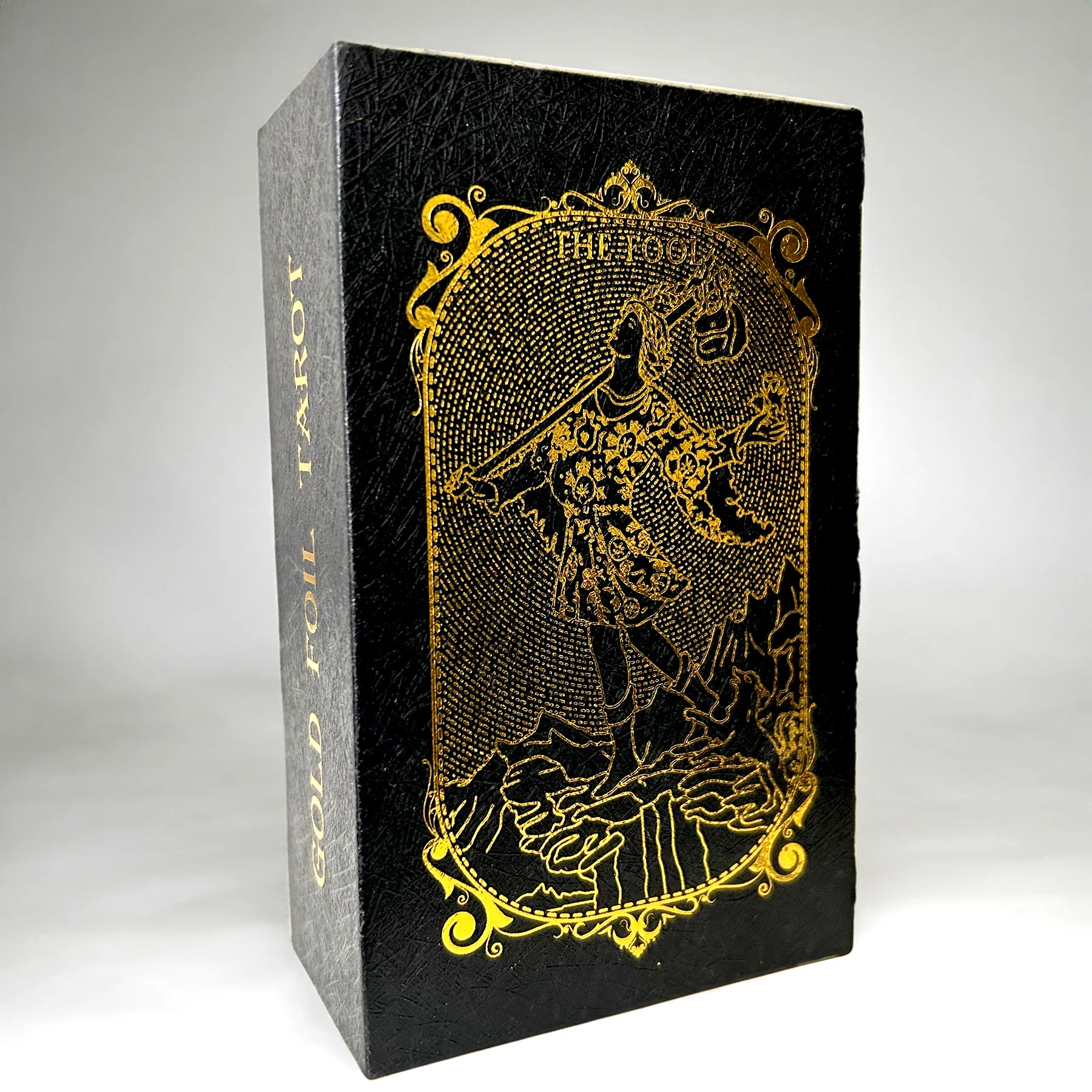 

Золотая Водонепроницаемая Высококачественная подарочная коробка, Карты Таро 12 × 7 см, поставляется с бумажной направляющей, магнитной гадания, настольная игра