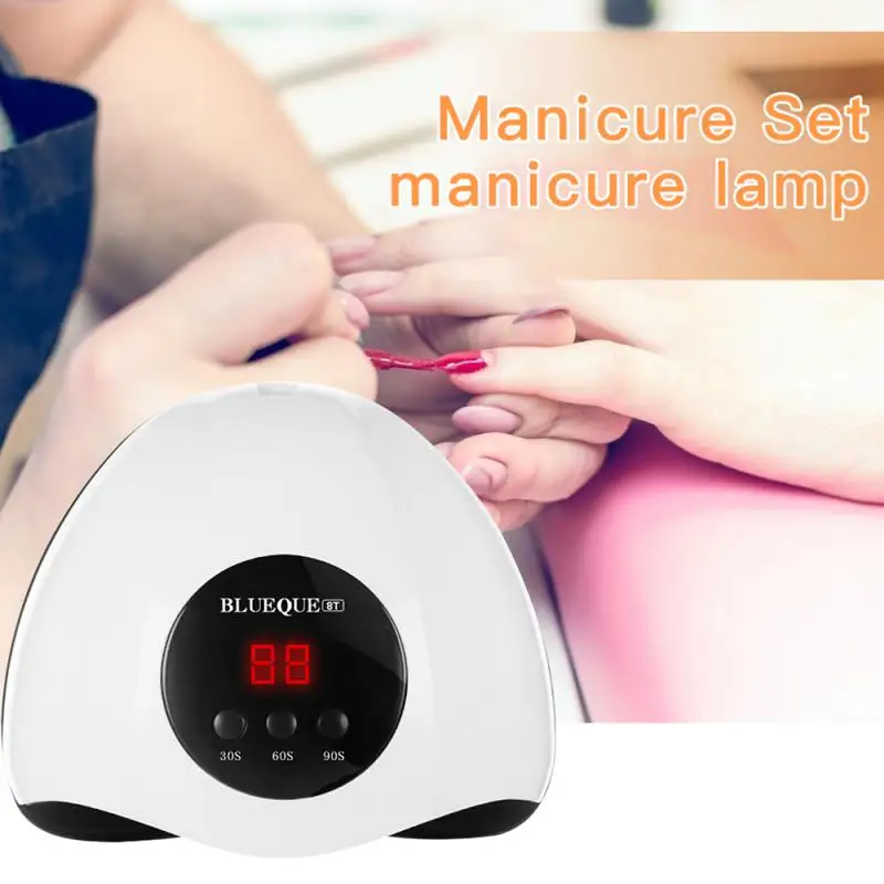 

Nails Phototherapy Lamp Machine 48W Intelligent Induction Led/UV Nail Heating Lamp Quick-Drying Nail Dryer Manicure Device Tool