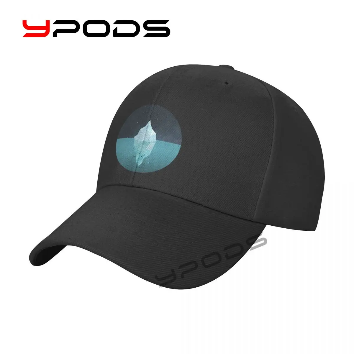 

Printing Baseball Cap Iceberg Adorable Sun Caps Fishing Hat For Men Women Unisex-Teens Snapback Flat Bill