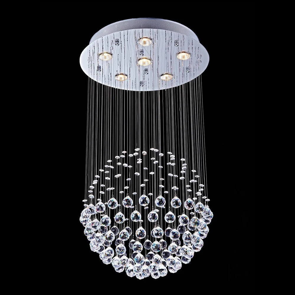 

LED Crystal Chandelier Modern Ceiling Chandeliers For Living Room Bedroom Kitchen Pendant Lamps Indoor Home Decor Fixture Lights
