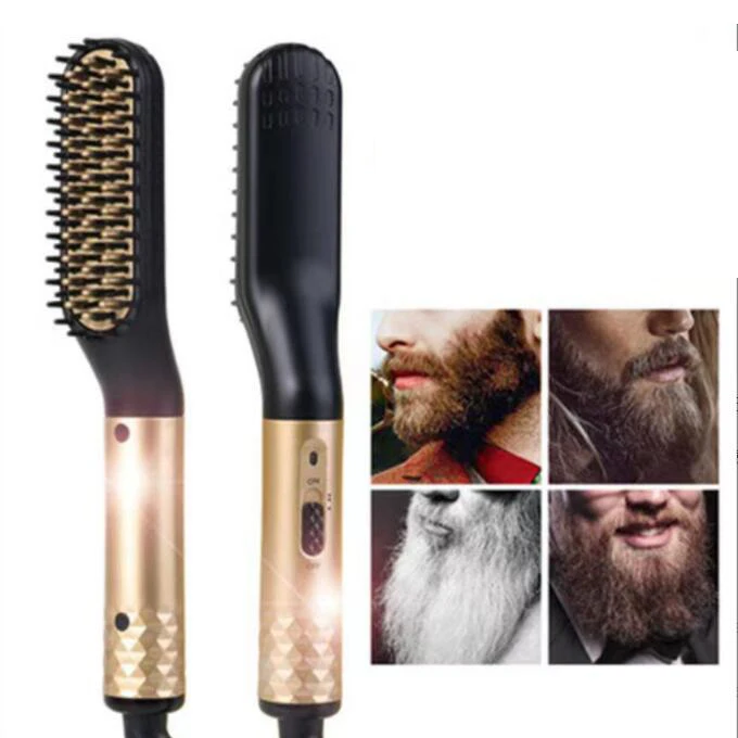 

Выпрямитель для бороды, расческа для бороды, щетка для волос, профессиональная расческа для волос, выпрямитель для бороды, электрическая ра...