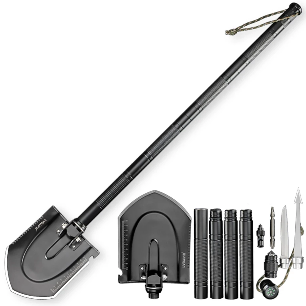 

Multi-function Folding Military Shovel Outdoor Survival Kit Garden Tools Camping Fold Multifunct Shovel