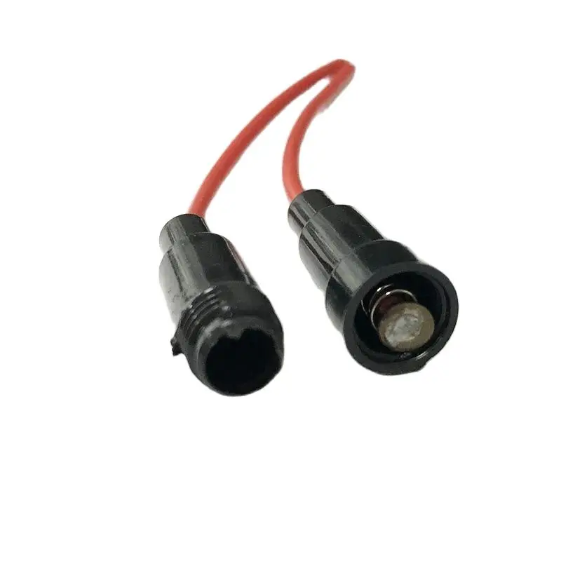 10 шт. автомобильный держатель предохранителя черный красный пластиковый винт с