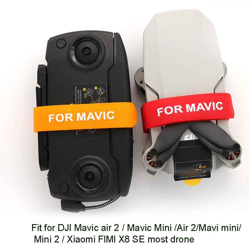 

2Pcs/lot Stabilizer Fixing Propeller Tape Strap for DJI Mavic 3/2 Pro/Air 2/Mini2/Xiaomi Fimi X8 Se Motor/Propellers Clip Holder