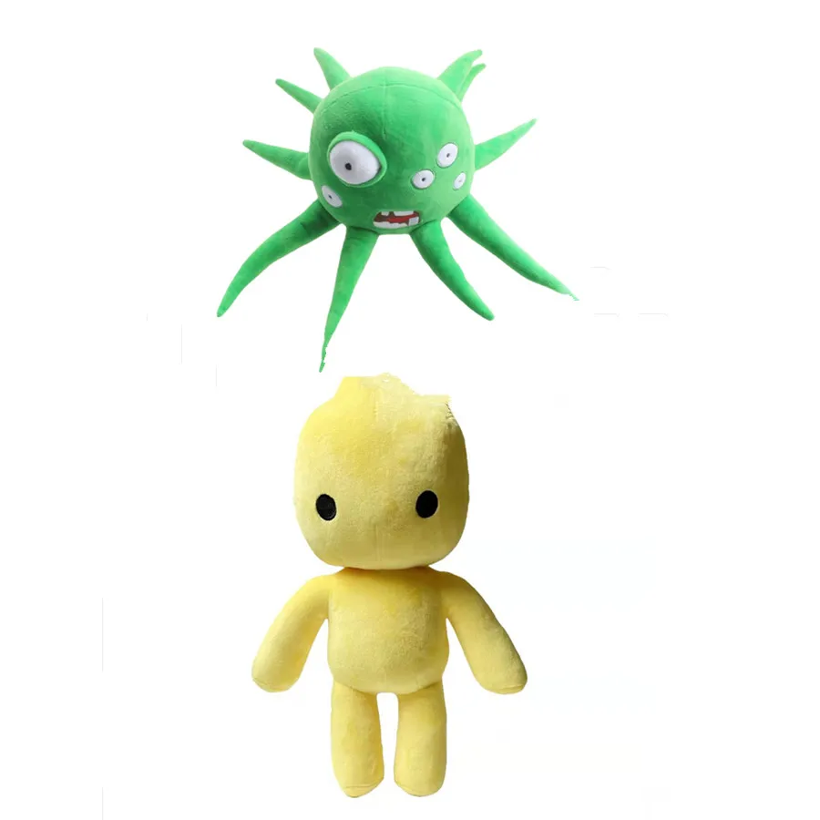 

30cm Game Wobbly Life Plush Toys Kawaii Green Monster Soft Stuffed Figure Dolls Animals Plushies for Kids Birthday Xmas Gifts