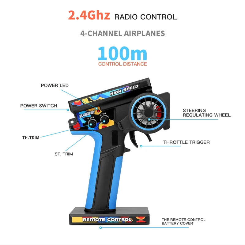 Новый WLtoys 124007 112 Бесщеточный радиоуправляемый автомобиль 4WD 75 кмч Одна рука 2,4G Пульт дистанционного управления Гоночный внедорожный дрифт Детские игрушки для мальчиков Подарок для детей (art.: 3920d21ba1c73) - 3920d21ba1c73