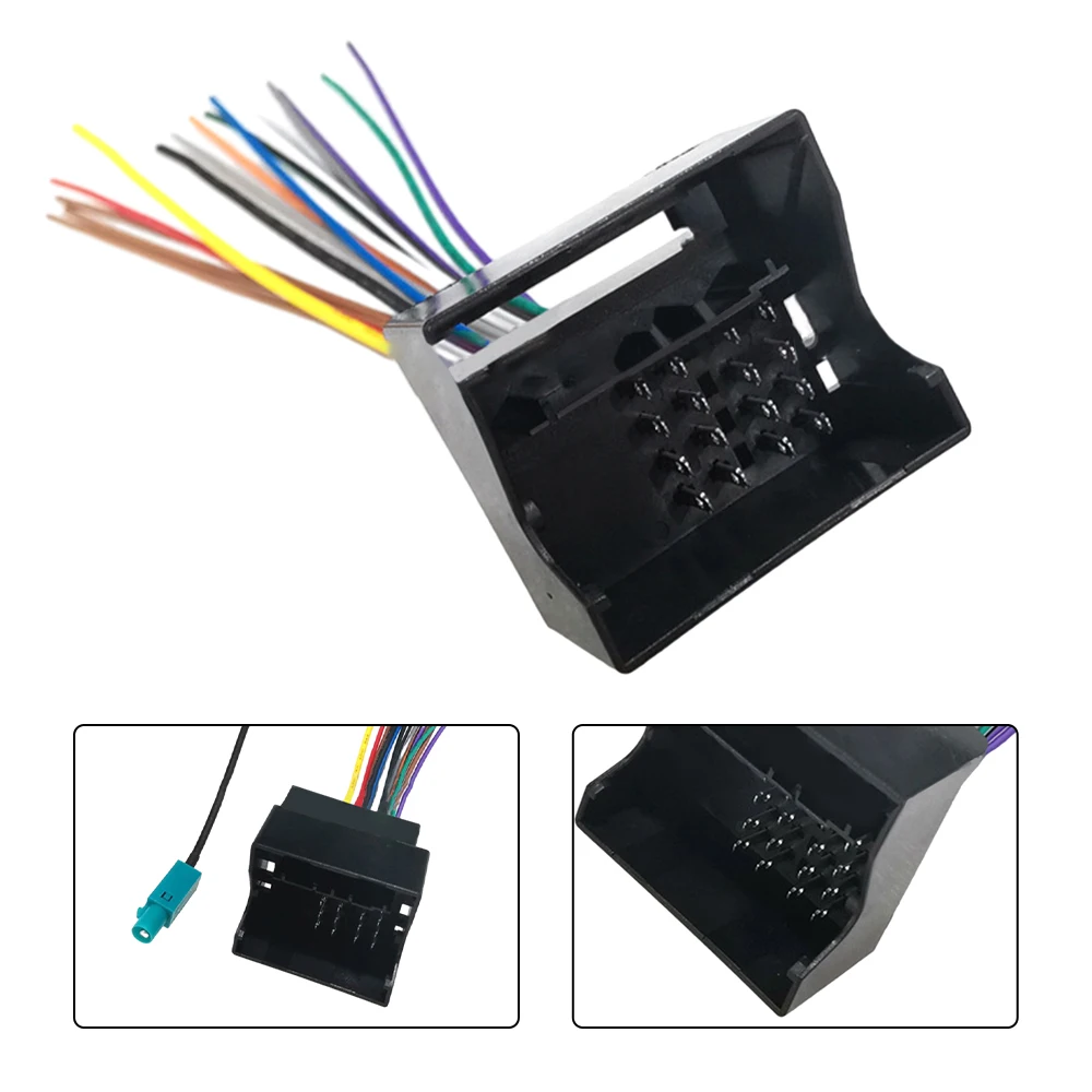 

Car 1111111 Radio Wire Harness Plug Antenna Adapter Connector For Rabbit 2006-2009 For Passat 2000-2015 For Jetta 1999-2015