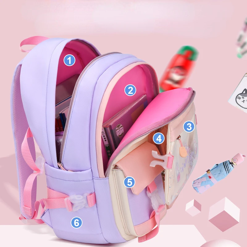 2022 Waterproof Children School Bags Girls School Backpack Kids schoolbag Orthopedic Primary School Backpack mochilas escolares