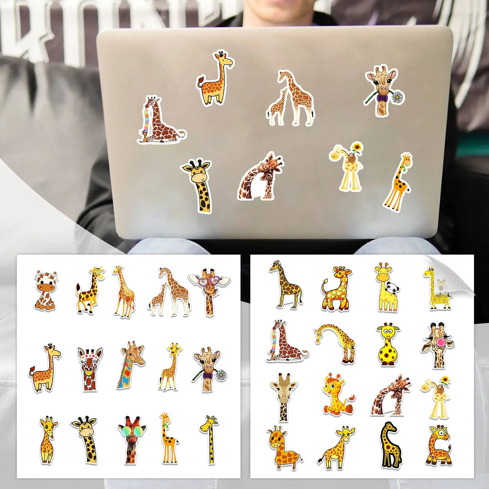 

50 шт., водостойкая наклейка для холодильника и камеры