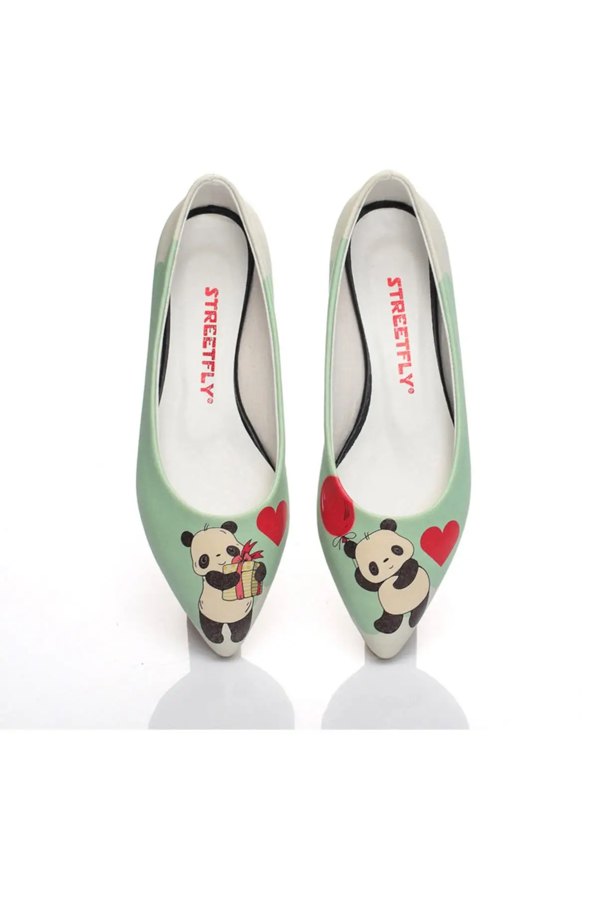Women Flats Shoes Panda Love Fashion Flats For Ladies Casual Shoes Elegant Flat Footwear Summer Ladies Shoes
