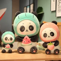 fruit panda kawaii plush toys 23 60cm 2022 new arrival mascot anime dwen dwen giant plushies pillow soft gift toys for children