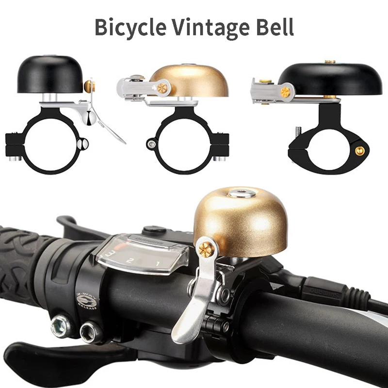 Безопасный портативный велосипедный Винтажный Классический звонок на руль