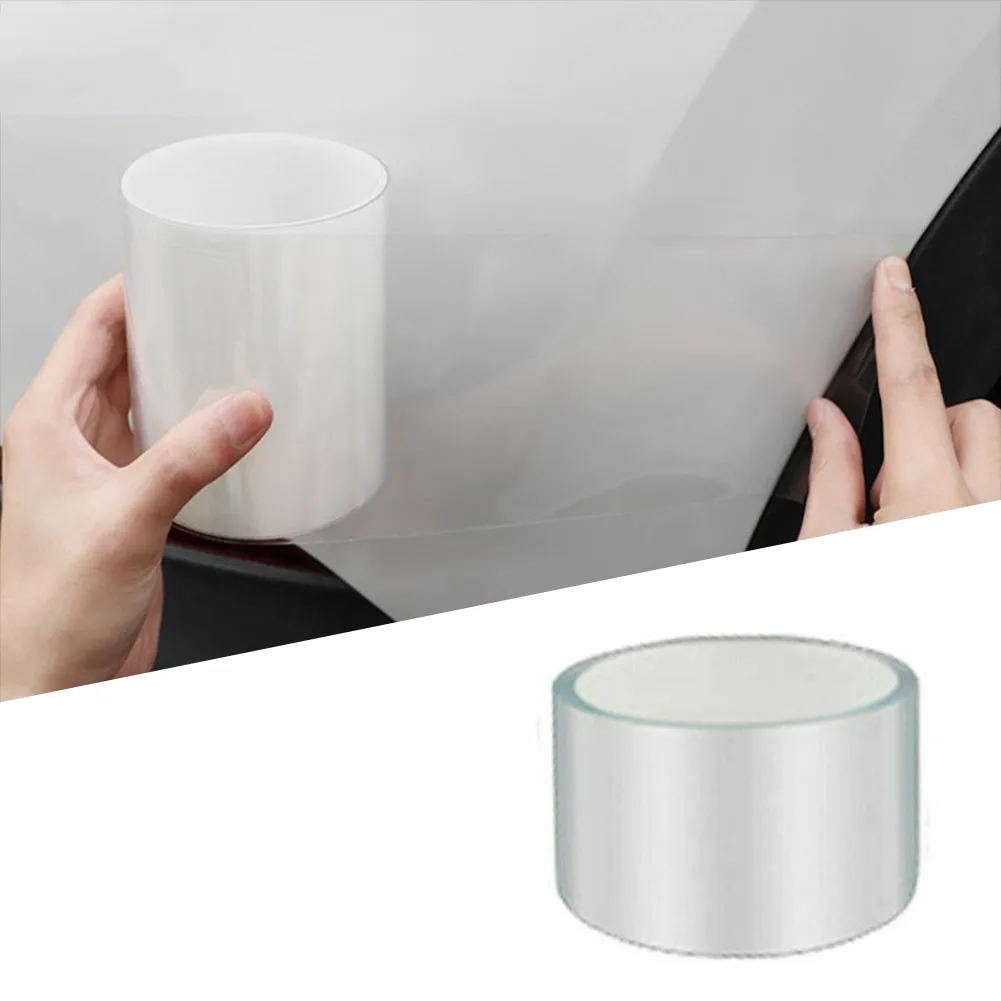 1 рулон 5 см прозрачная защитная полоса от царапин дверная клейкая для