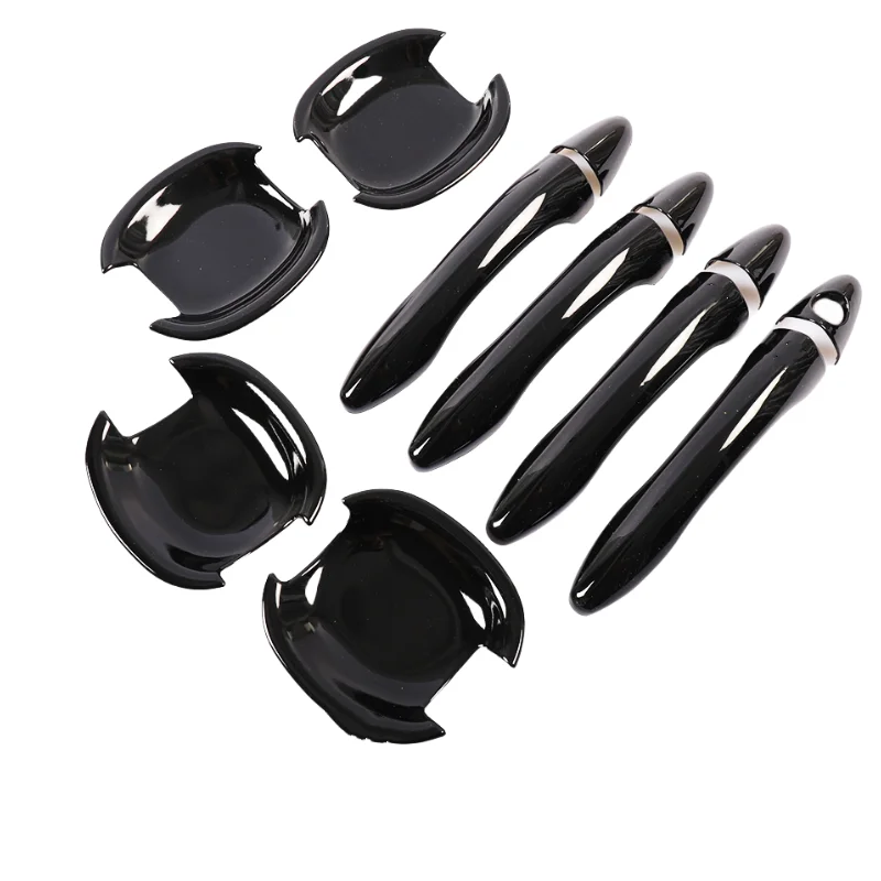 

Для Kia Optima K5 TF MK3 2011-2015 глянцевая черная хромированная Автомобильная дверная ручка накладка наклейка Стайлинг Аксессуары