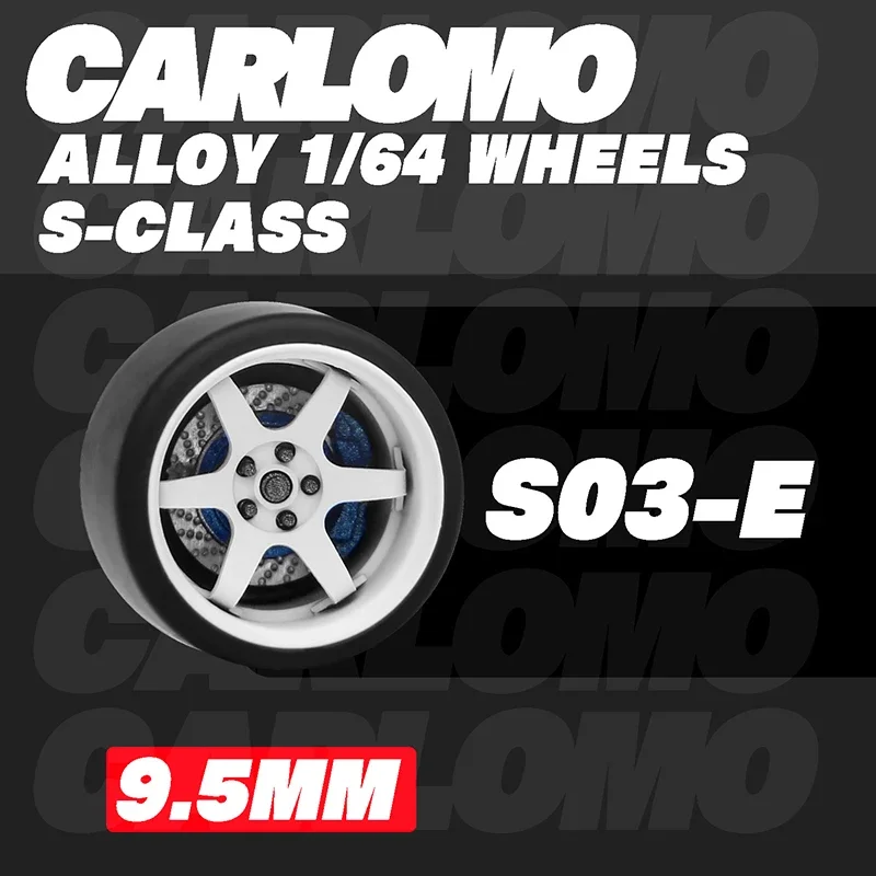 Колеса CARLOMO из сплава 1/64 9 5 мм или колесо COOLCARIFUN 10 с тормозом и шинами модель