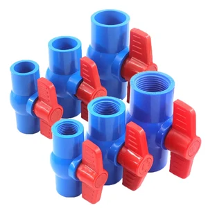 1 шт., шаровой кран из ПВХ для орошения сада, 20-63 мм