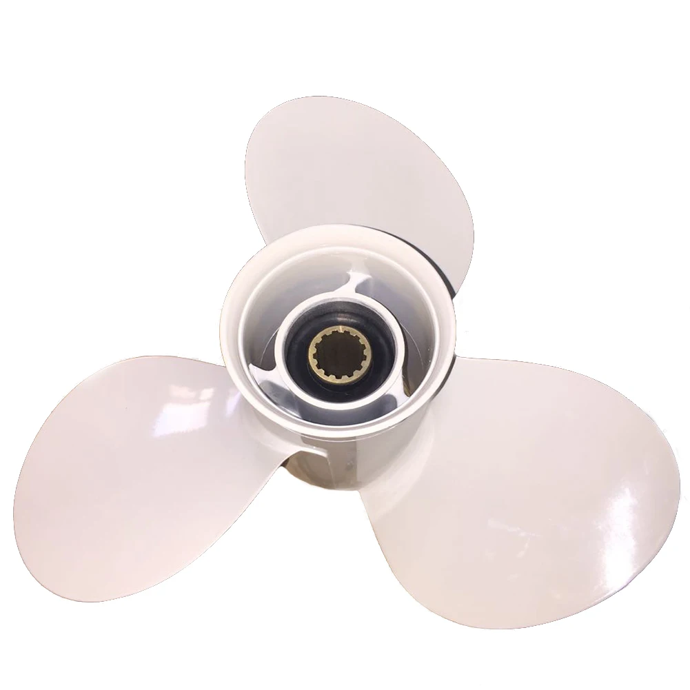 Boat Propeller 10 7/8x11 for Yamaha 40HP-55HP 3 Blades Aluminum Prop 13 Tooth RH 10.875x11