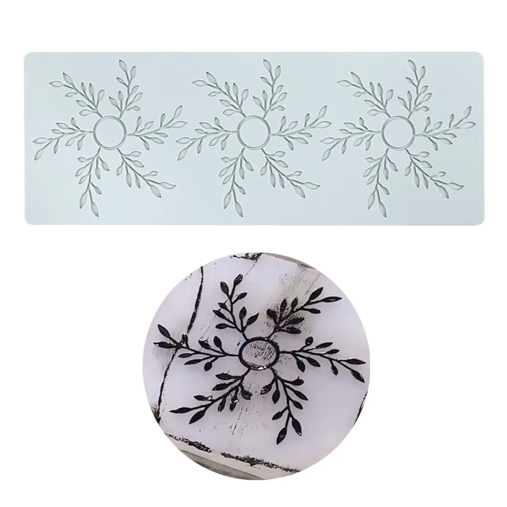 

Силиконовая кружевная форма для торта Leaves Design