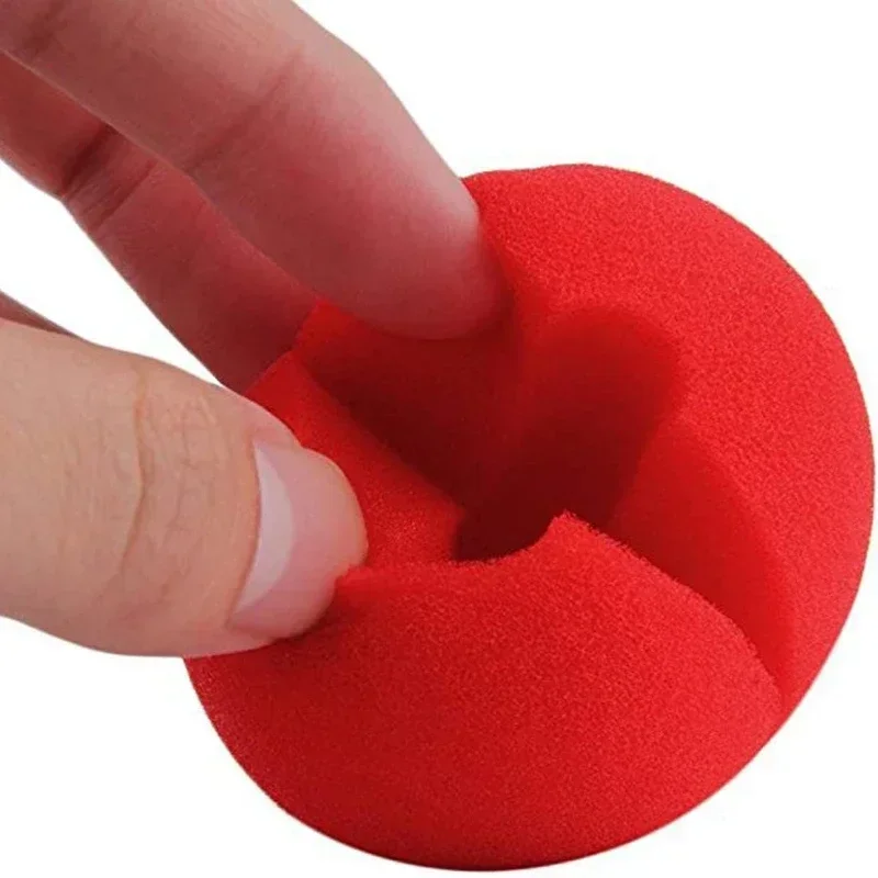 Очаровательный цирковой Косплей нос клоуна красного цвета 1/30 шт. реквизит для